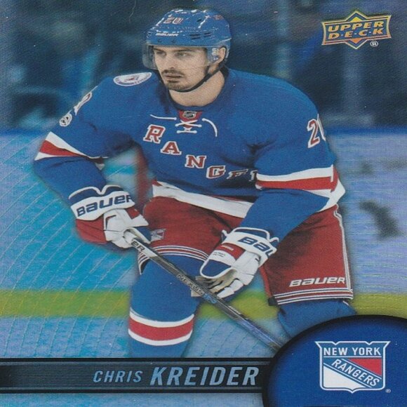 Chris Kreider New York Rangers NHL Hockey Card Collection - 9 Card Set - Picture 5 of 10
